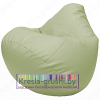 Бескаркасное кресло мешок Груша Г2.3-04 (светло-салатовый)